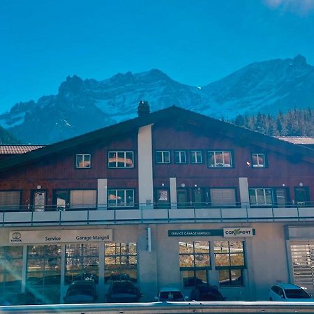 Studio Im Modernen Alpenstyle Adelboden Exteriör bild